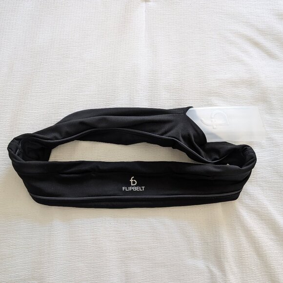 FlipBelt Running Belt with FlipBelt Arc Water Bottles - Size XL - Picture 2 of 4